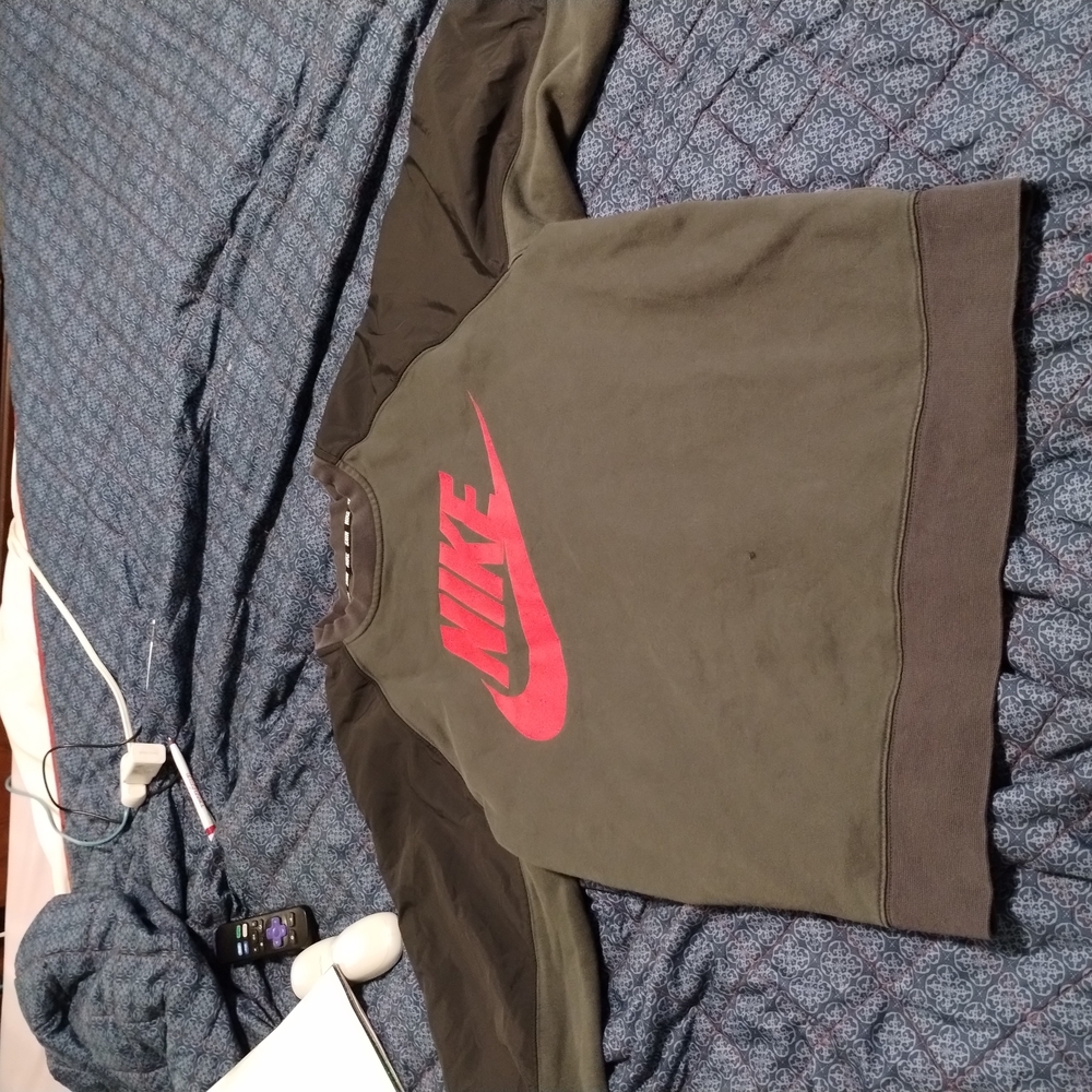 Nike Olive and Black Mens Sweater